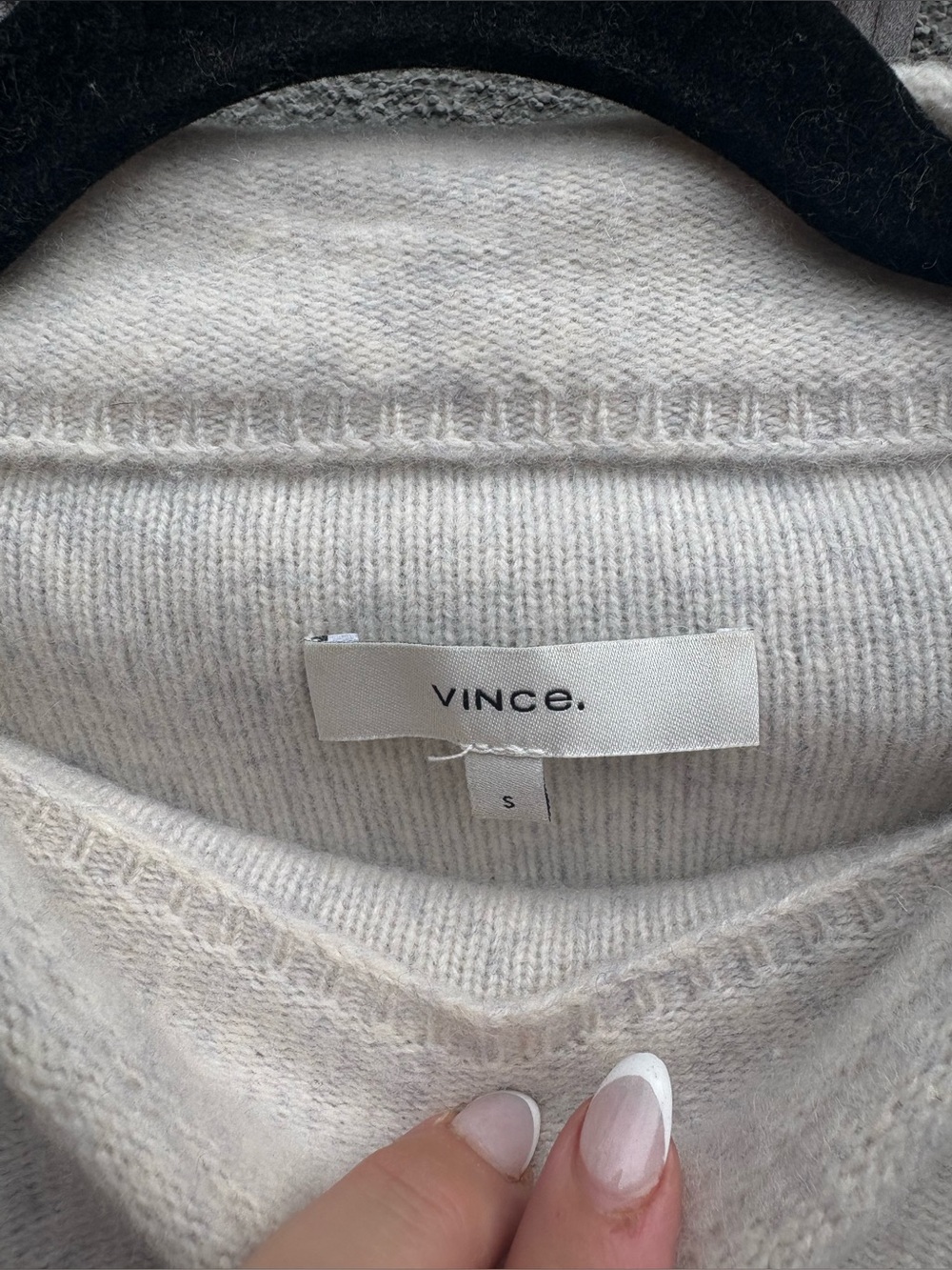 Vince Boiled Cashmere Funnel Neck Pullover in Marble Size small - Picture 11 of 11